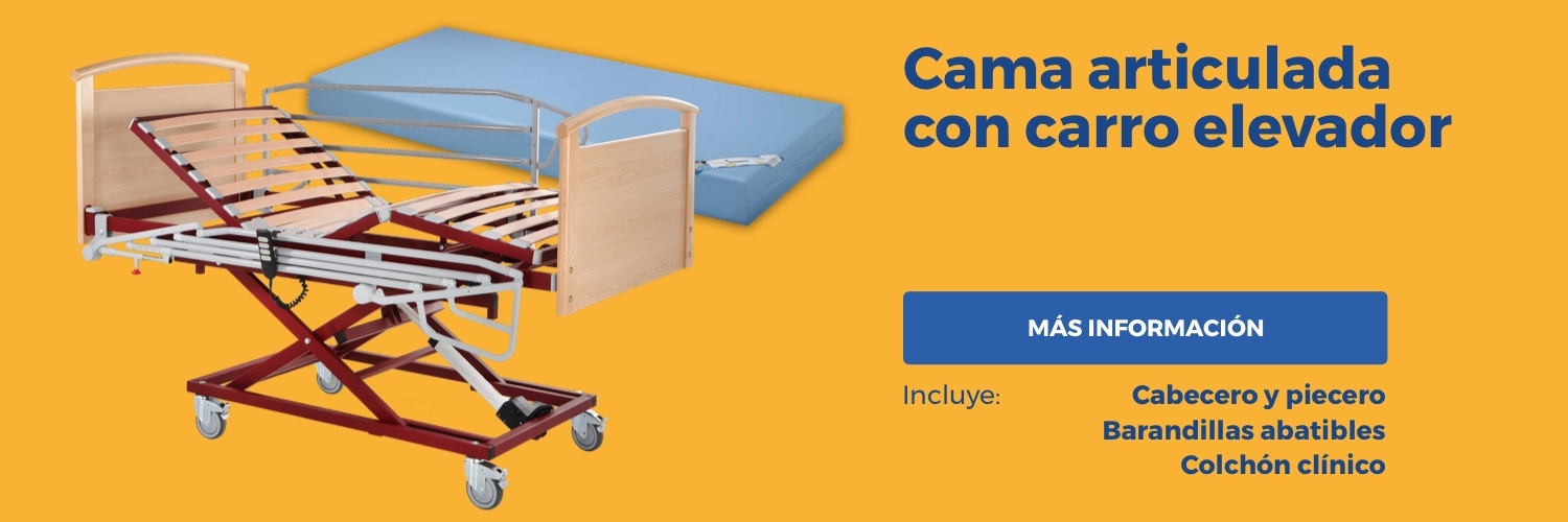 Cama articulada con carro elevador sin precio